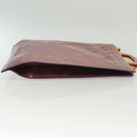 LOUIS VUITTON Monogram Vernis Stanton Tote Bag Purple Viole M91079 Auth BA4977 - Picture 4 of 15